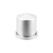 UP-10092 33mm X 1-7/8" Chrome Plastic Pointed Nut Cover - Push-On