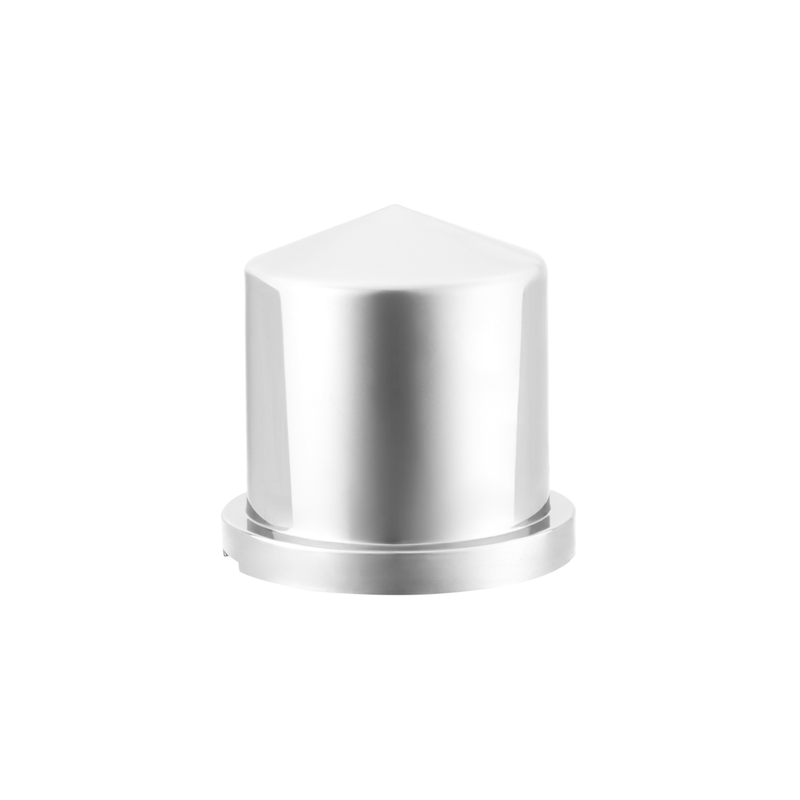 UP-10092 33mm X 1-7/8" Chrome Plastic Pointed Nut Cover - Push-On