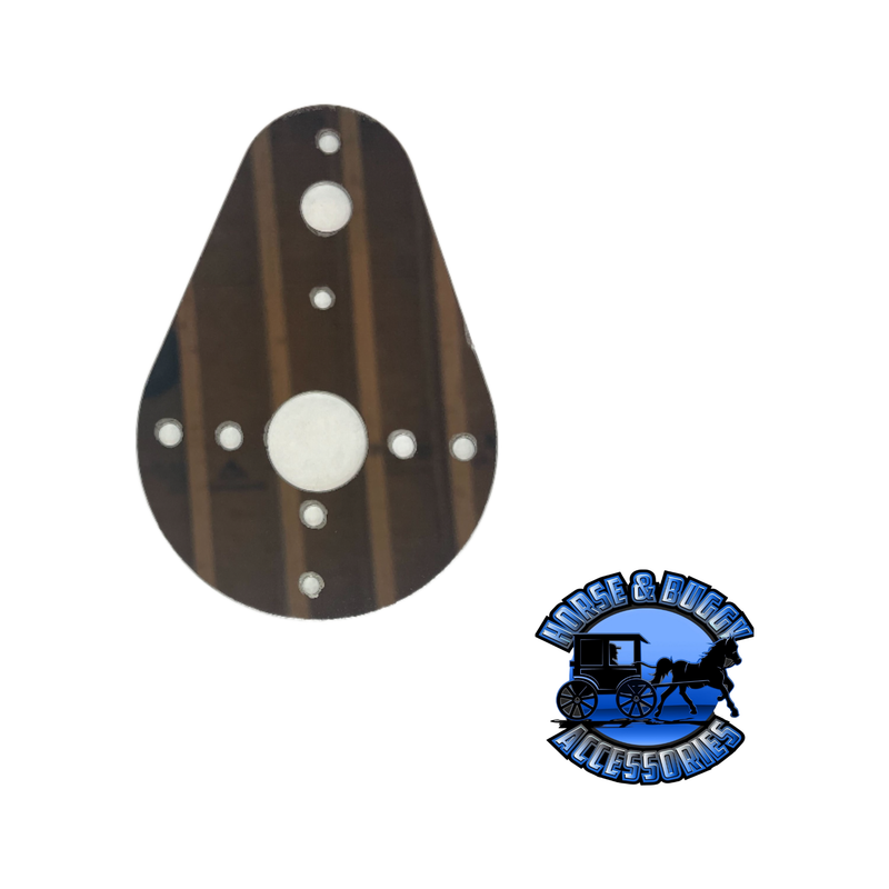 kw tear drop map light round switch hole watermelon conversion plate 304s.s. #1014 Dark Slate Gray