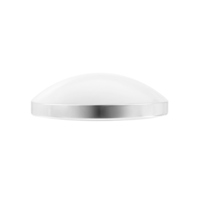 UP-10152 Pointed 2-Piece Style Front Axle/Hub Hat Only - Chrome (2-Pack)