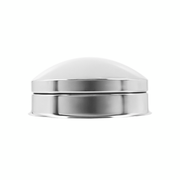 UP-10152 Pointed 2-Piece Style Front Axle/Hub Hat Only - Chrome (2-Pack)