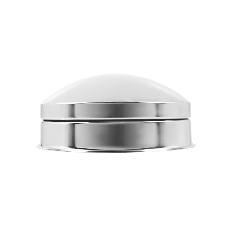 UP-10152 Pointed 2-Piece Style Front Axle/Hub Hat Only - Chrome (2-Pack)