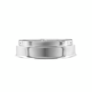 UP-10152 Pointed 2-Piece Style Front Axle/Hub Hat Only - Chrome (2-Pack)