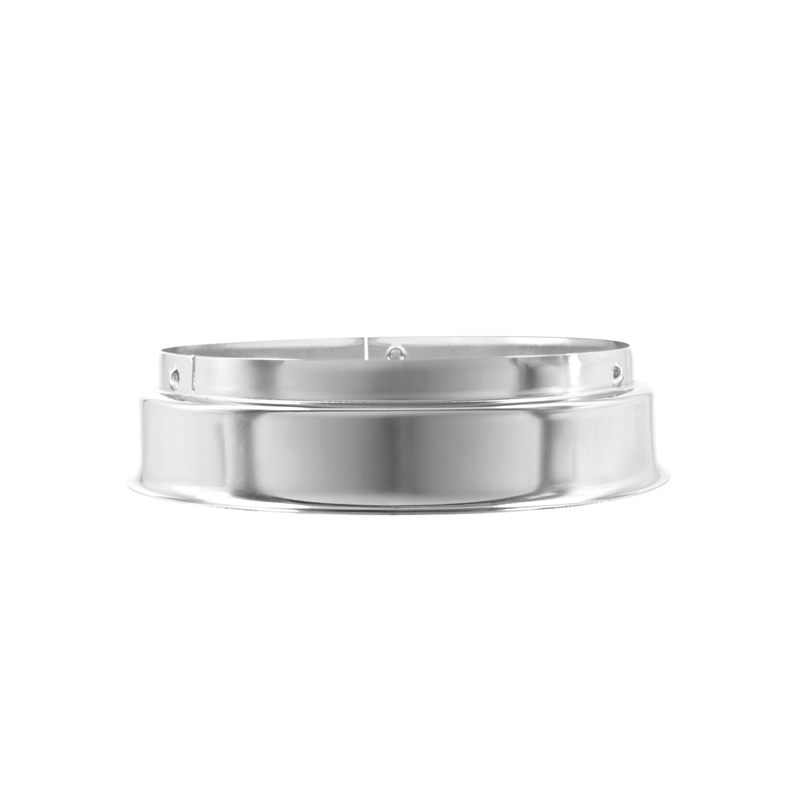 UP-10152 Pointed 2-Piece Style Front Axle/Hub Hat Only - Chrome (2-Pack)