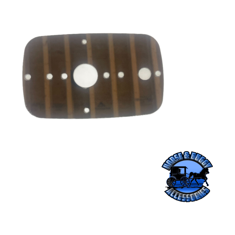 Peterbilt 386/388/389 single sleeper map light plate 2008+ (1) watermelon light hole stainless (1) TOGGLE SWITCH HOLE 304 Dark Slate Gray