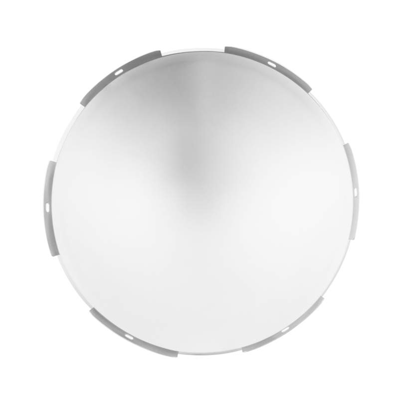 UP-10189 6 Even Dome Front Hubcap - 7/16" Lip