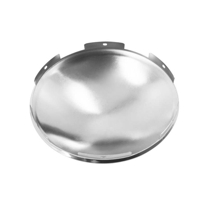 UP-10189 6 Even Dome Front Hubcap - 7/16" Lip