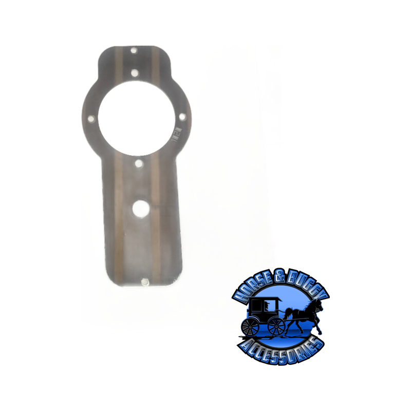 #1020 Peterbilt 579 above door dome light plate 2012+ (1) watermelon light hole (1) toggle switch hole stainless 304 Dark Slate Gray