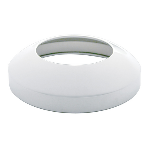UP-10205 8" Chrome Rear Hubcap With Hubometer Cutout