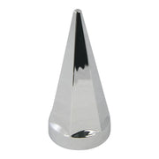 CR. PLASTIC HEX PYRAMD PUSH-ON NUT CVR 33MM X 4-3/4"H lug Gray