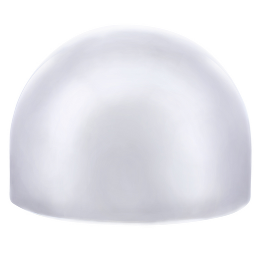 UP-10233 8-1/4" Chrome Full Moon Rear Hubcap