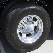 UP-10243 Spike Rear Axle Cover With 33mm Spike Thread-On Nut Covers - Chrome