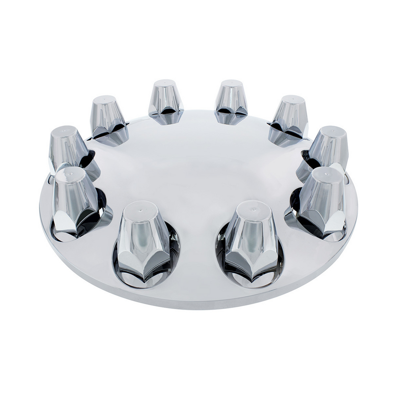 UP-10253 Moon Front Axle Cover With 33mm Thread-On Nut Cover - Chrome