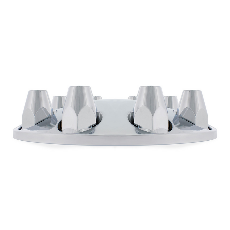 UP-10253 Moon Front Axle Cover With 33mm Thread-On Nut Cover - Chrome