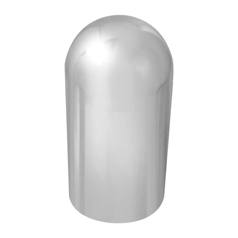 CR. PLASTIC FULL MOON SCREW-ON NUT CVR 33MM X 4-3/16 lug nut Gray