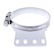 6" Chrome Exhaust Clamp For Kenworth #10289 EXHAUST Light Gray