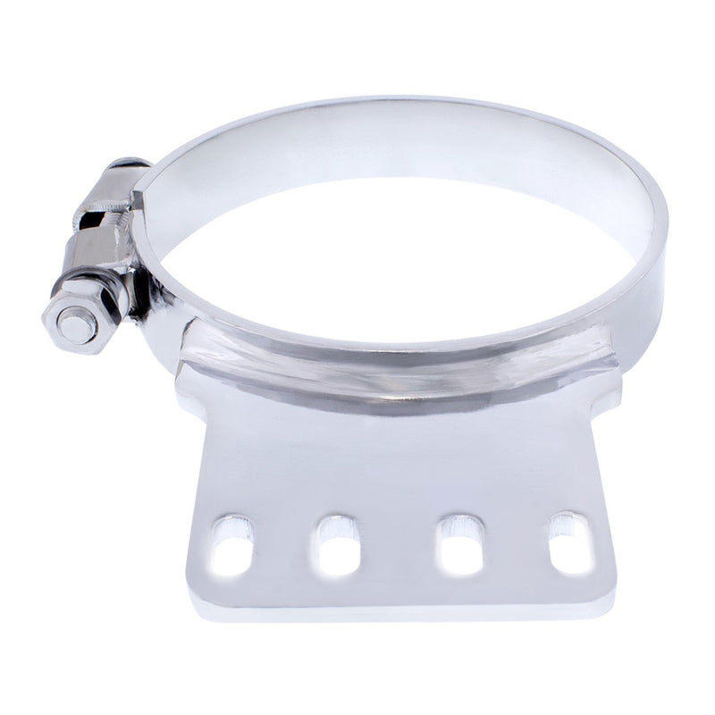 6" Chrome Exhaust Clamp For Kenworth #10289 EXHAUST Light Gray