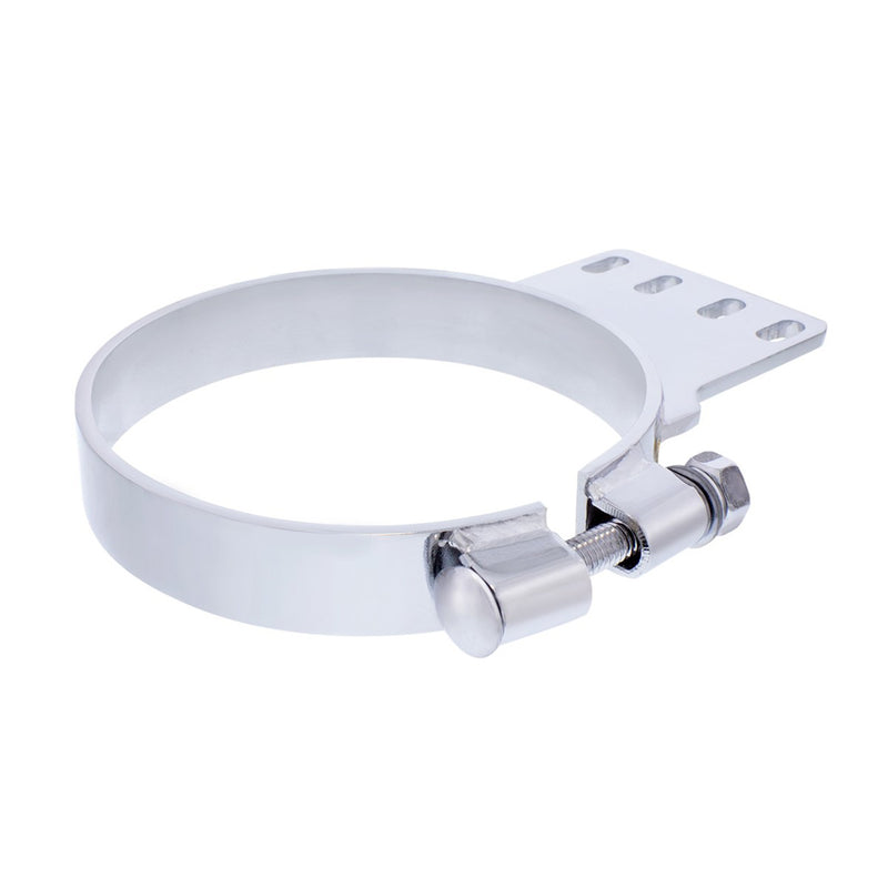 6" Chrome Exhaust Clamp For Kenworth #10289 EXHAUST Light Gray