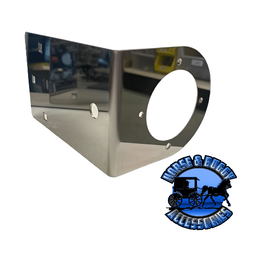 Bumper Light Bracket (1) watermelon light hole universal mount #1030 BUMPER Dark Slate Gray