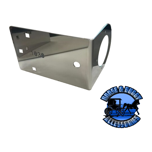 Bumper Light Bracket (1) watermelon light hole universal mount #1030 BUMPER Dim Gray