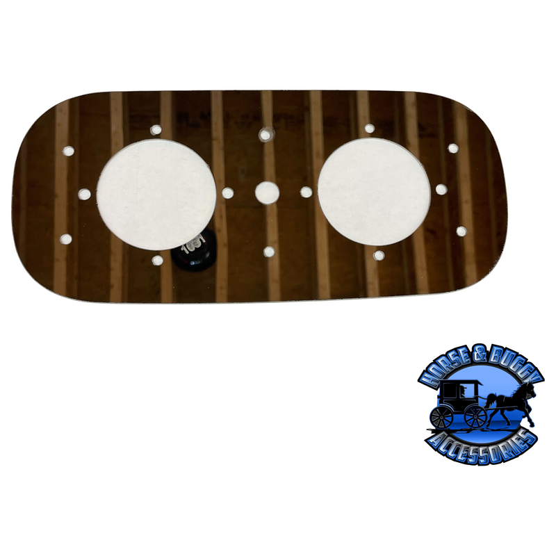 389 peterbilt sleeper light plate 2 watermelon mount #1031 Light Gray