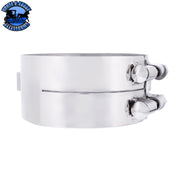 7" Stainless Wide Band Exhaust Clamp Light Gray