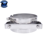 7" Stainless Wide Band Exhaust Clamp Light Gray