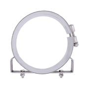 8" Stainless Universal (U-Bolt style replacement) Wide Band Exhaust Clamp #10325 clamp Gray