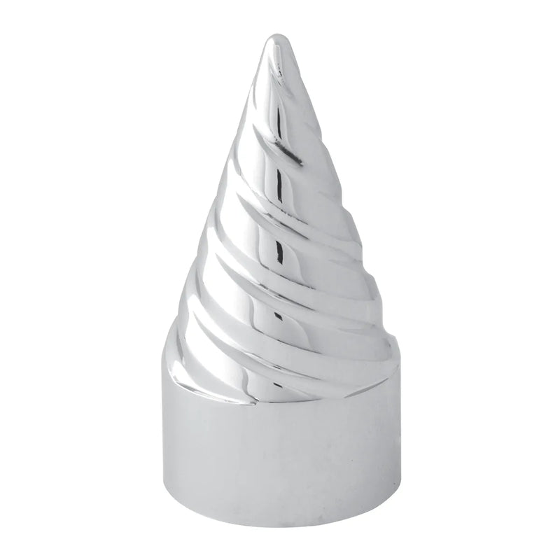 CR. PL. TWISTER PUSH-ON NUT CVR 33M/MX4-3/16" TURN RIGHT lug nut Gray