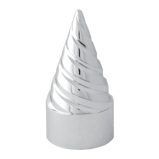 CR. PL. TWISTER PUSH-ON NUT CVR 33M/MX4-3/16" TURN RIGHT lug nut Gray