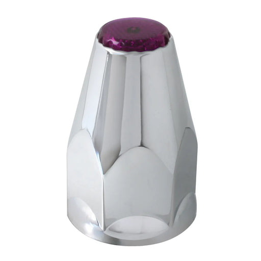 CR. PL. PUSH-ON 33 M/MX3-1/4" NUT CVR W/PURPLE REFLECTOR Gray