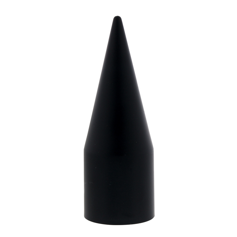 UP-10349B Matte Black Spike Hubcap Nut Cover For 2003-15 Chevy & GMC Full Size Truck (Bulk)