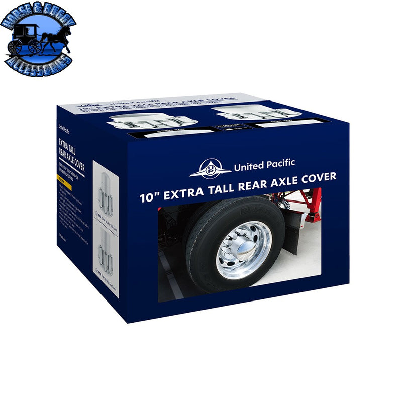 UP-10373 Chrome Plastic Extra Tall Rear Axle Cover With 33mm Thread-On Tall Cylinder Nut Covers REAR AXLE COVER Light Gray