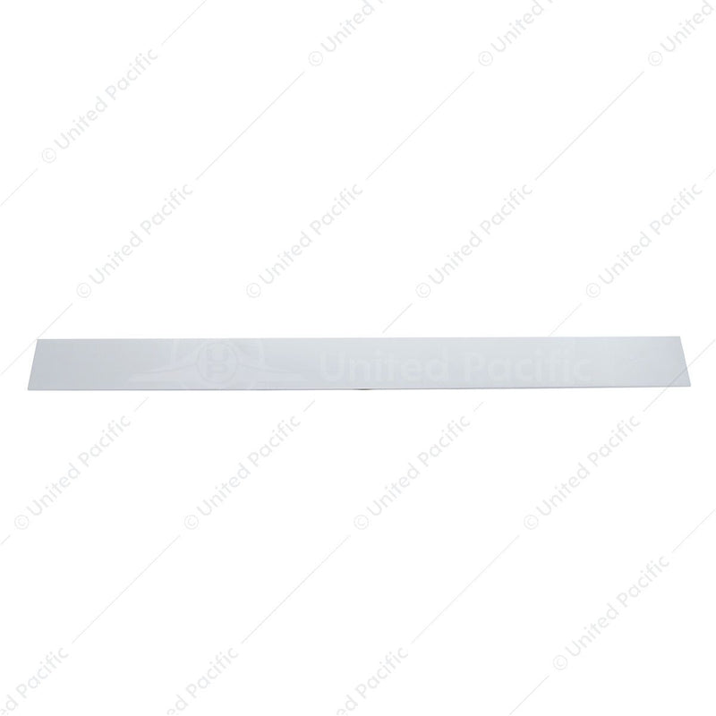 UP-10401 2" X 24" Chrome Top Mud Flap Plate - Welded Stud