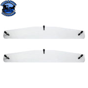 UP-10411CB 4" X 24" Chrome Standard Bottom Mud Flap Plate - Welded Stud (Pair) Mud Flap Plate Lavender