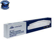 UP-10411CB 4" X 24" Chrome Standard Bottom Mud Flap Plate - Welded Stud (Pair) Mud Flap Plate Midnight Blue