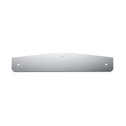 UP-10417 4" X 20" Chrome Standard Bottom Mud Flap Plate - Bolt Thru
