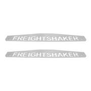 UP-10440P 4" X 24" Chrome Freightshaker Bottom Mud Flap Plate - Bolt Thru (Card of 2)