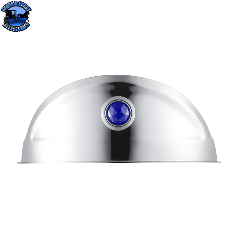 UP-10443 304 Stainless Steel Visor With Blue Dot For 7" Headlight
