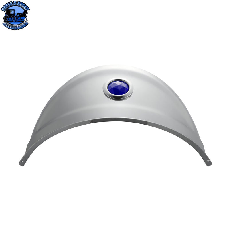 UP-10443 304 Stainless Steel Visor With Blue Dot For 7" Headlight
