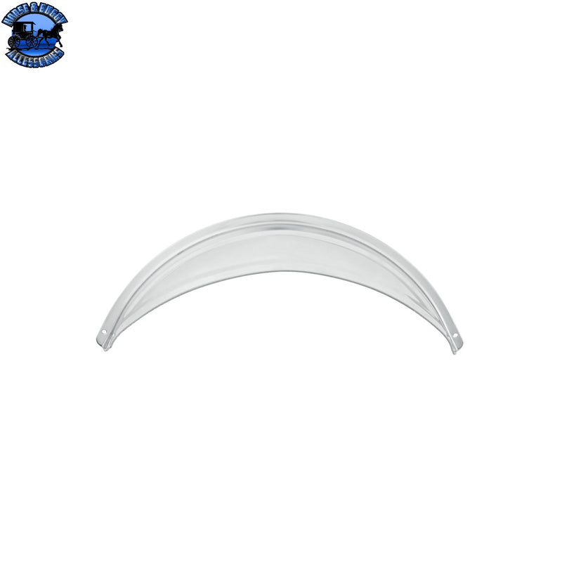 UP-10465 304 Stainless Steel Visor With Embossed Detail For 7" Headlight