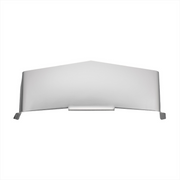 UP-10469 Stainless Steel Visor For 4" X 6" Rectangular Headlight, Flat Top Style