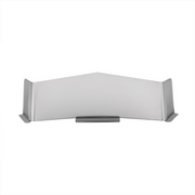 UP-10469 Stainless Steel Visor For 4" X 6" Rectangular Headlight, Flat Top Style