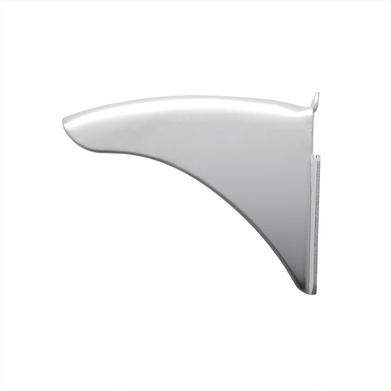 Stainless Steel Visor For 4" X 6" Rectangular Headlight, Curved Top Style #10470
