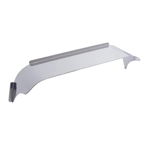 UP-10471 Stainless Steel Visor For 5" X 7" Rectangular Headlight, Smooth Top Style