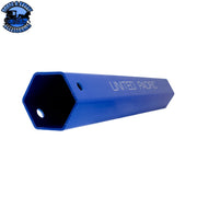 UP-10506 13" Long Plastic Lug Nut Socket Tool For Plastic Nut Covers Steel Blue