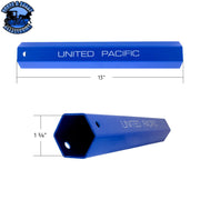 UP-10506 13" Long Plastic Lug Nut Socket Tool For Plastic Nut Covers Royal Blue