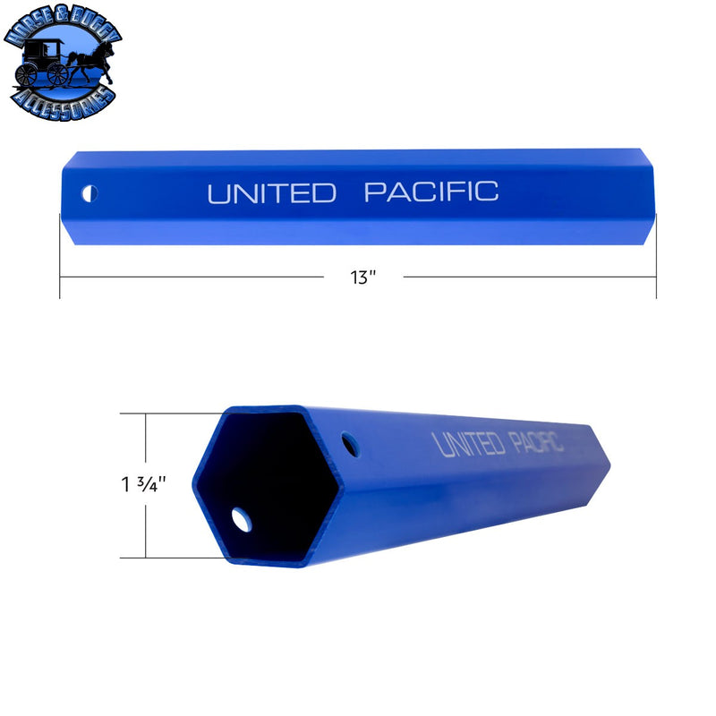 UP-10506 13" Long Plastic Lug Nut Socket Tool For Plastic Nut Covers Royal Blue