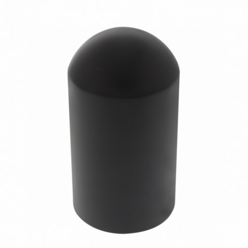 33mm X 3-3/4" Matte Black Dome Nut Cover - Thread-On (Bulk)