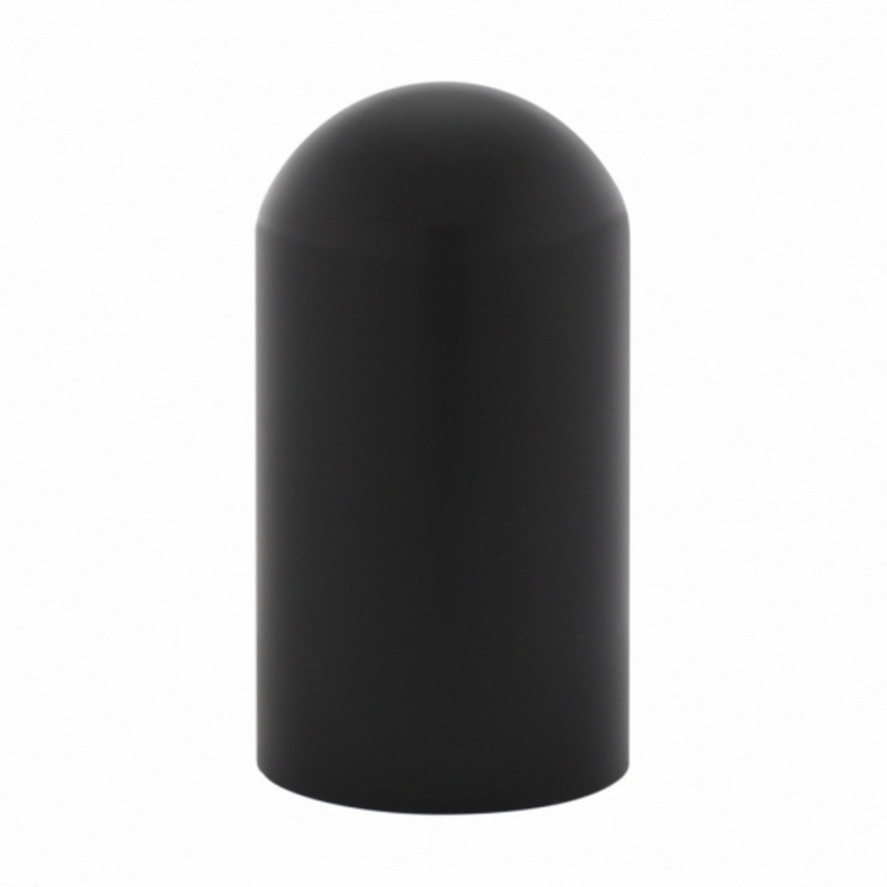 33mm X 3-3/4" Matte Black Dome Nut Cover - Thread-On (Bulk)